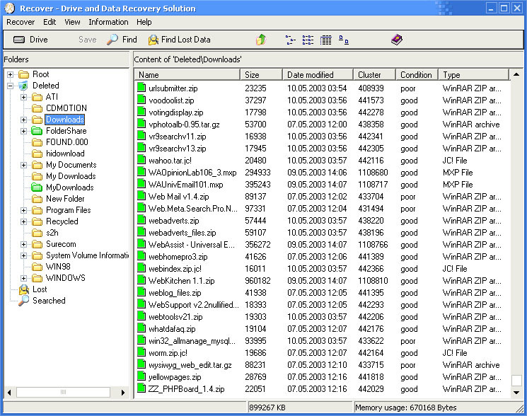  Data Recovery Screenshot